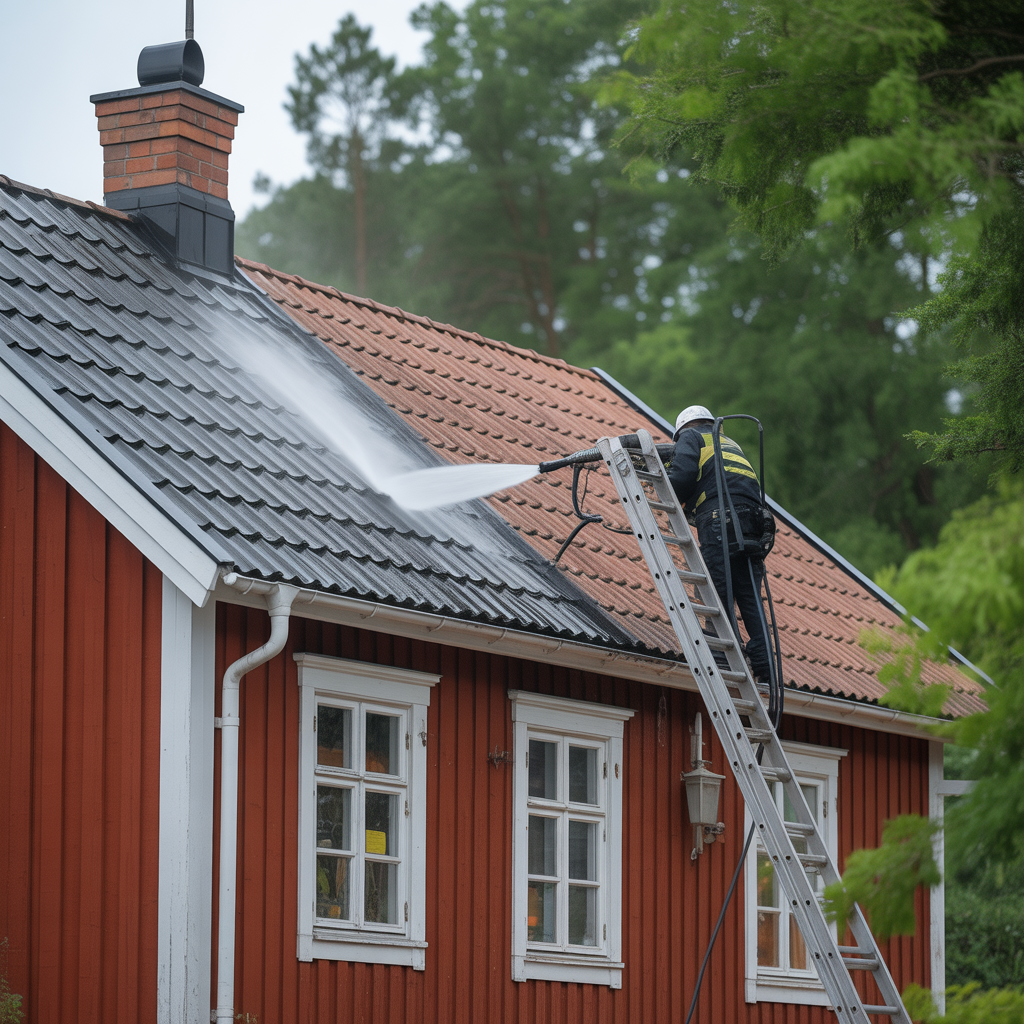 1.Sa tvattar du ditt tak effektivt och sakert